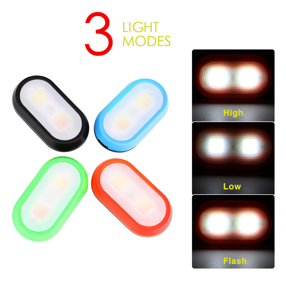 Running Gear In Rain - 4Pcs Slim Lightweight LED Running Light