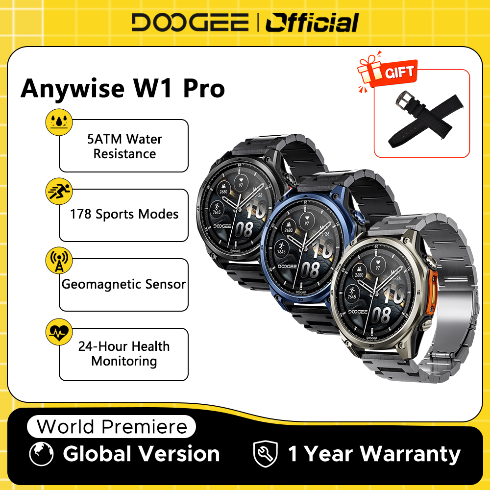 DOOGEE ANYWISE W1 PRO Smartwat – Gps Running Watch recenzja i cena