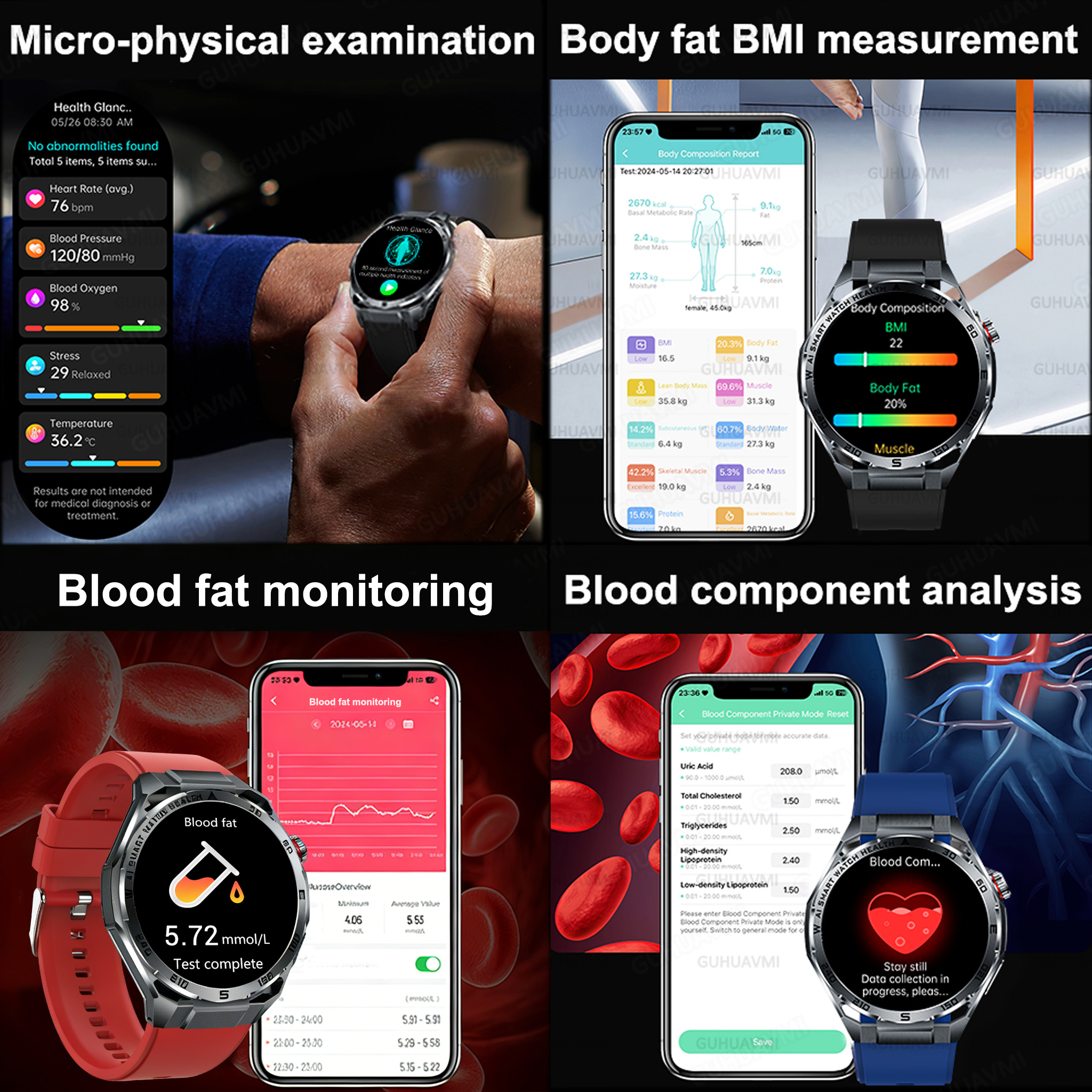 2026 New Body Fat AI Analysis  – Gps Running Watch recenzja i cena