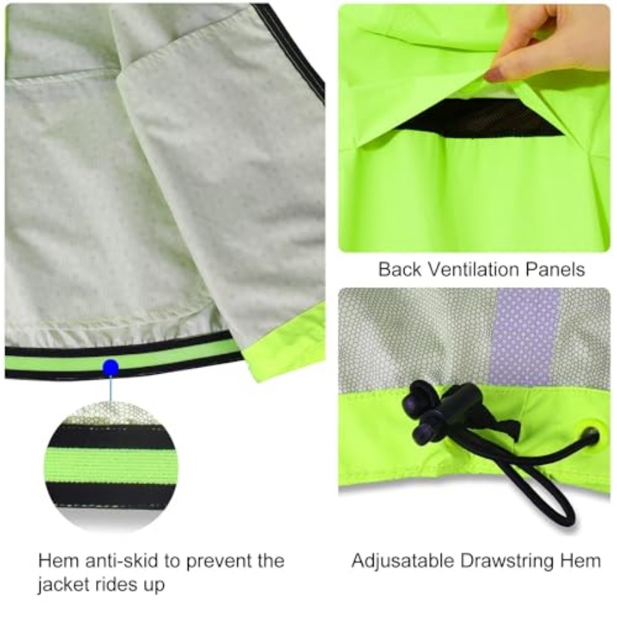 Men's Rain Jacket Waterproof W – Running Gear In Rain recenzja i cena