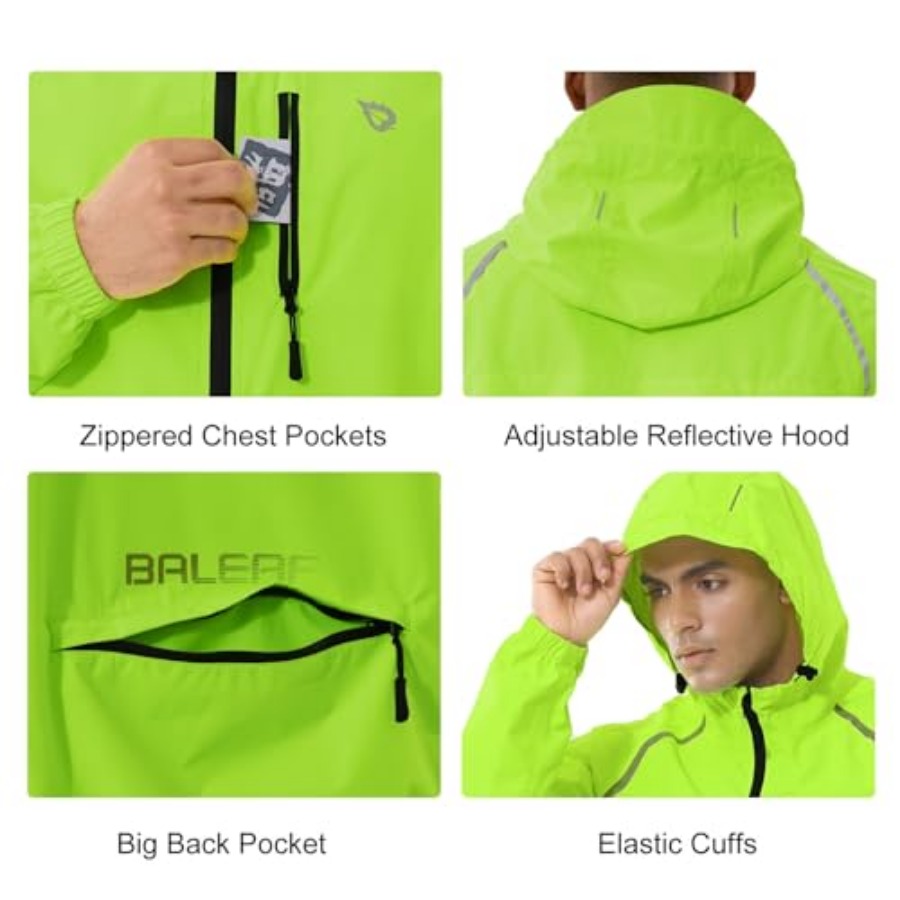 Men's Rain Jacket Waterproof W – Running Gear In Rain recenzja i cena