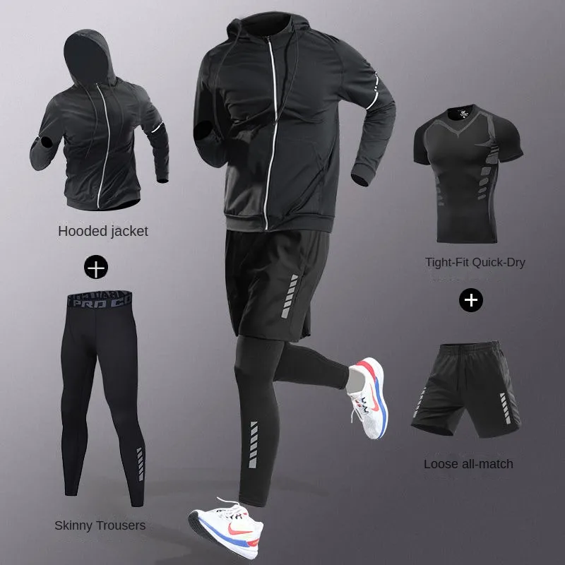 3-7Pcs Men's Ice Fiber Quick-D – Running Jogging Gear recenzja i cena