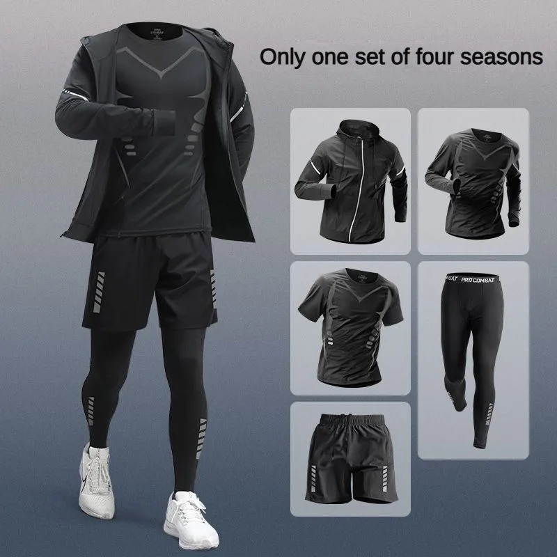 3-7Pcs Men's Ice Fiber Quick-D – Running Jogging Gear recenzja i cena