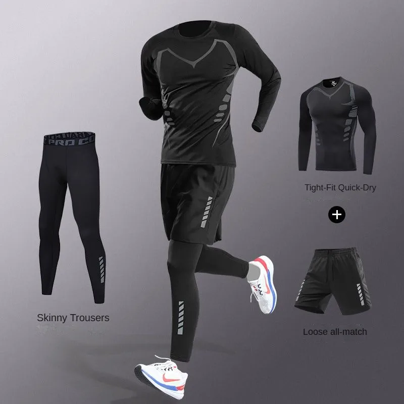 3-7Pcs Men's Ice Fiber Quick-D – Running Jogging Gear recenzja i cena