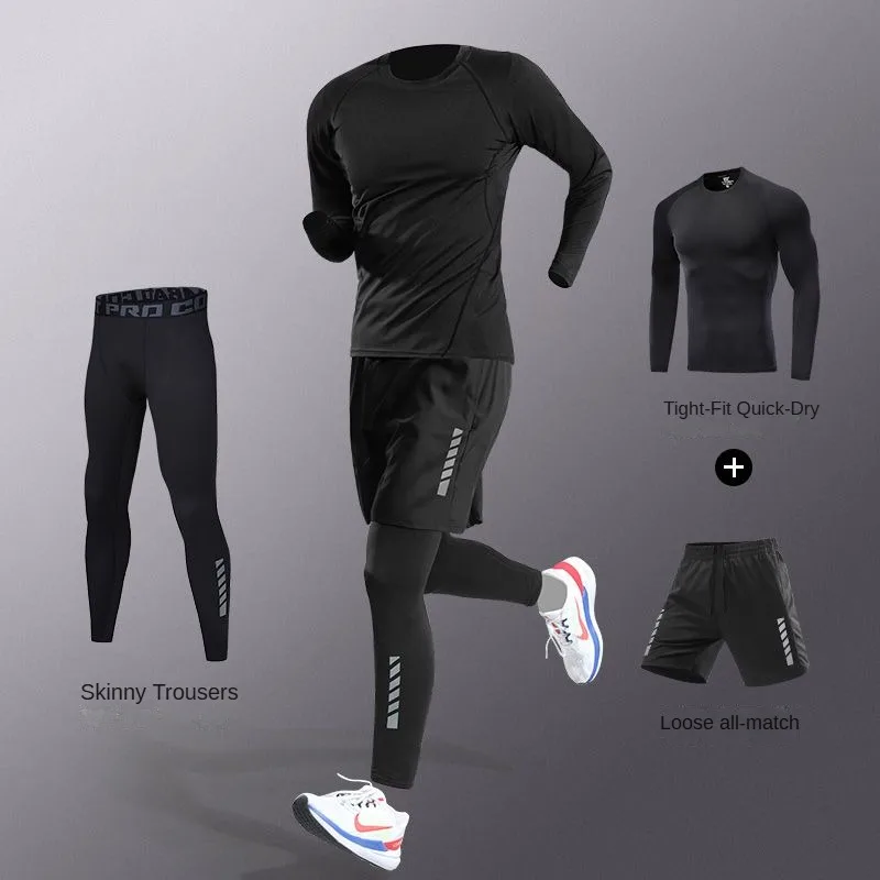 3-7Pcs Men's Ice Fiber Quick-D – Running Jogging Gear recenzja i cena