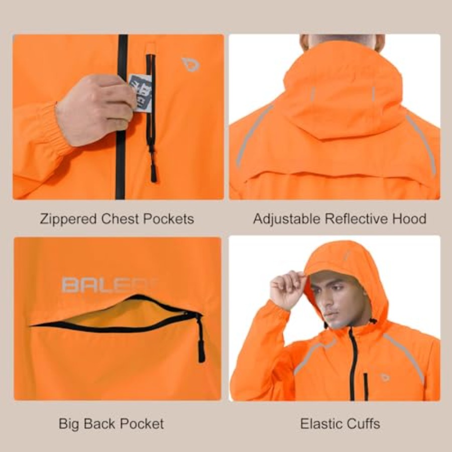 Men's Rain Jacket Waterproof W – Running Gear In Rain recenzja i cena