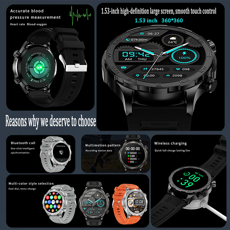 New GPS Track Smart Watch Men  – Gps Running Watch recenzja i cena