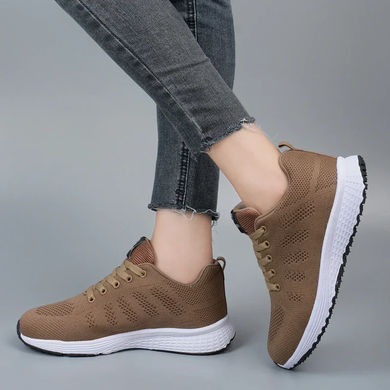 Women's Sneakers Breathable Kn – Running Gear Women recenzja i cena