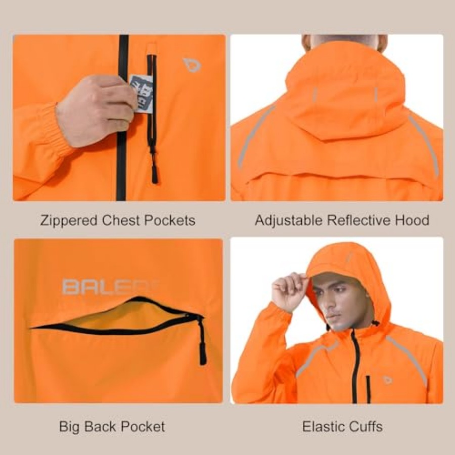 Men's Rain Jacket Waterproof W – Running Gear In Rain recenzja i cena