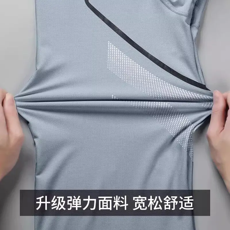 Men's Summer Sports Set Ice Si – Running Gear Women recenzja i cena