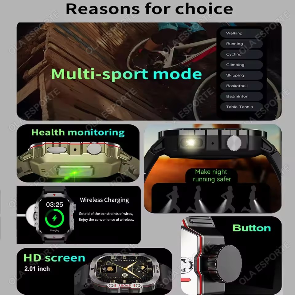 2026 New Military Smart Watch  – Gps Running Watch recenzja i cena