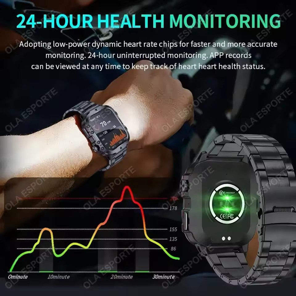 2026 New Military Smart Watch  – Gps Running Watch recenzja i cena