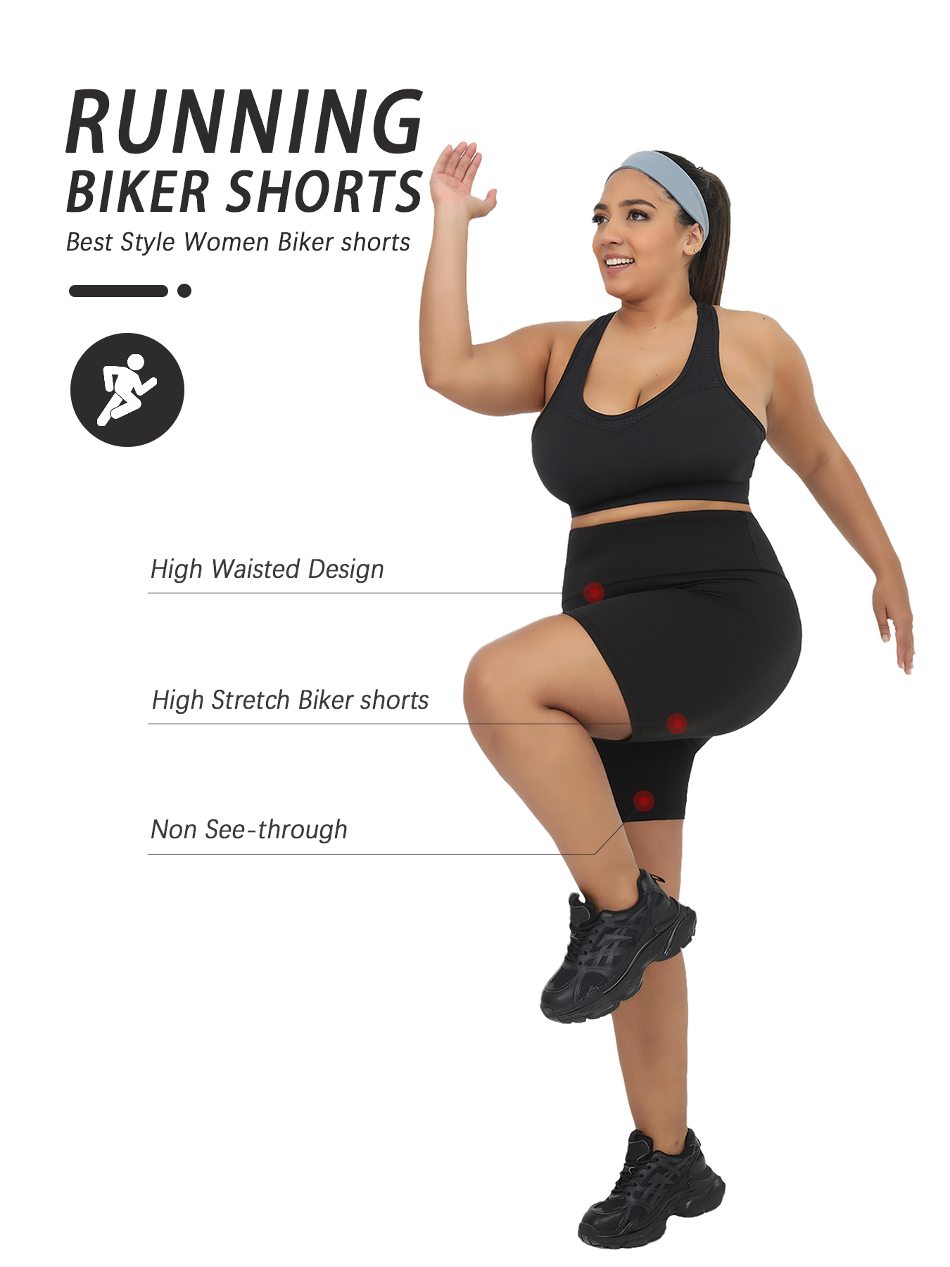 Plus Size Women's High Waisted – Running Gear Women recenzja i cena