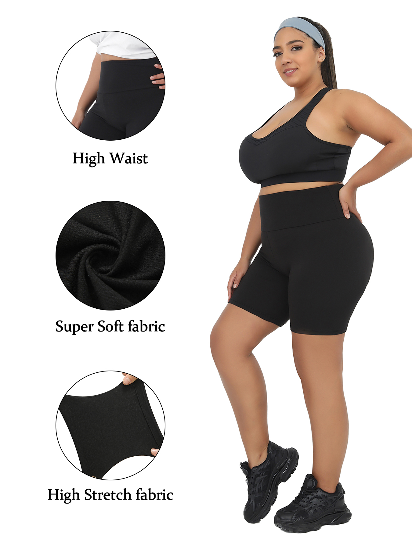 Plus Size Women's High Waisted – Running Gear Women recenzja i cena