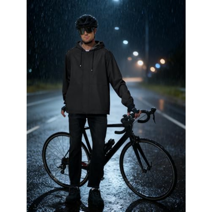 UIQUR Men's Rain Jacket Waterp – Running Gear In Rain recenzja i cena