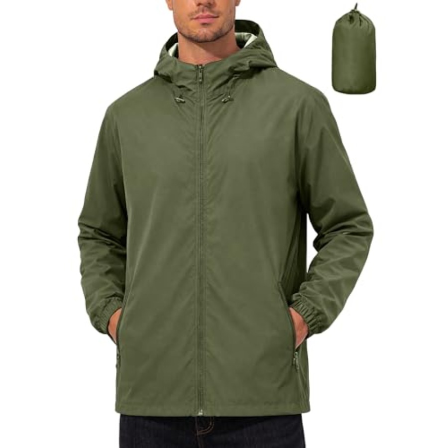 UIQUR Mens Rain Jacket Lightwe – Running Gear In Rain recenzja i cena
