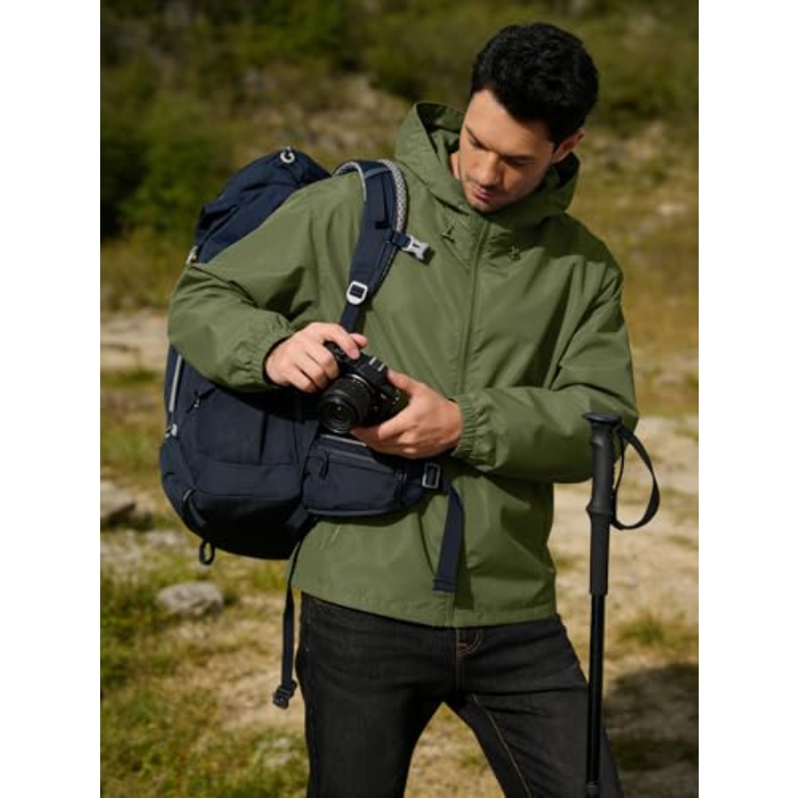 UIQUR Mens Rain Jacket Lightwe – Running Gear In Rain recenzja i cena