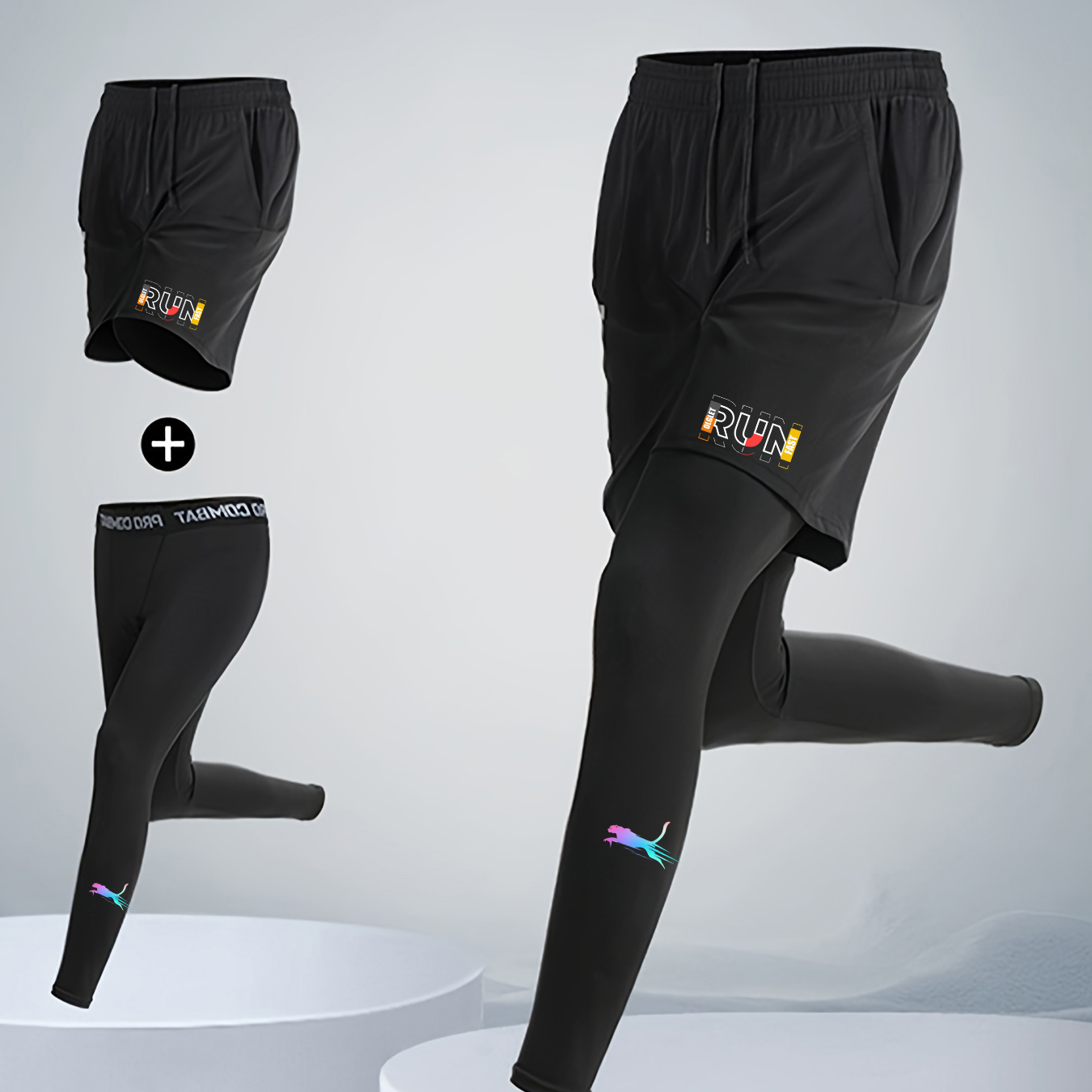 Men's 2 Piece Running Set Quic – Running Jogging Gear recenzja i cena