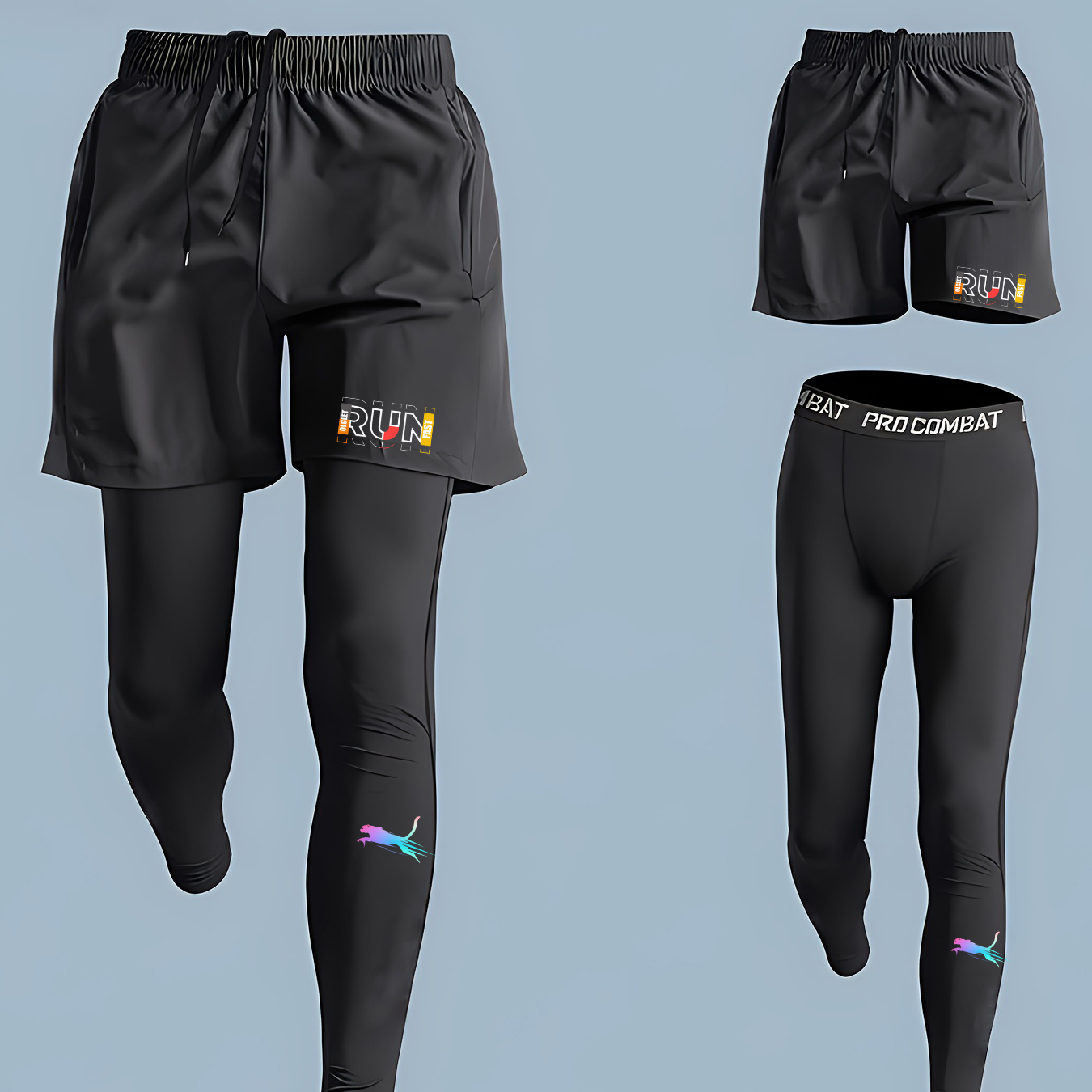 Men's 2 Piece Running Set Quic – Running Jogging Gear recenzja i cena