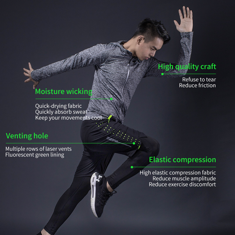 ROCKBROS Men's Tracksuit Gym F – Running Jogging Gear recenzja i cena