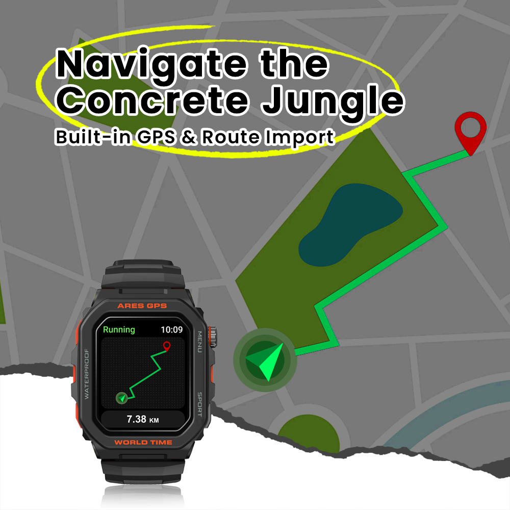 New Zeblaze Ares GPS Smart Wat – Gps Running Watch recenzja i cena
