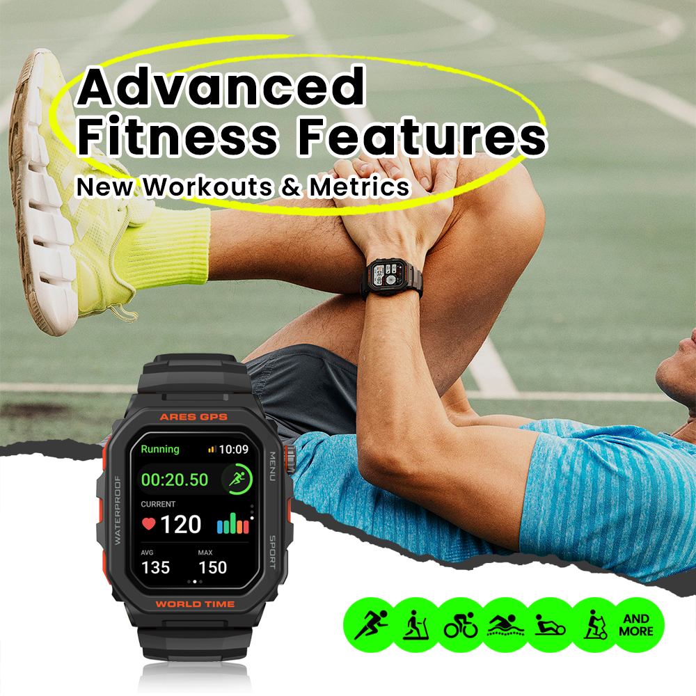 New Zeblaze Ares GPS Smart Wat – Gps Running Watch recenzja i cena