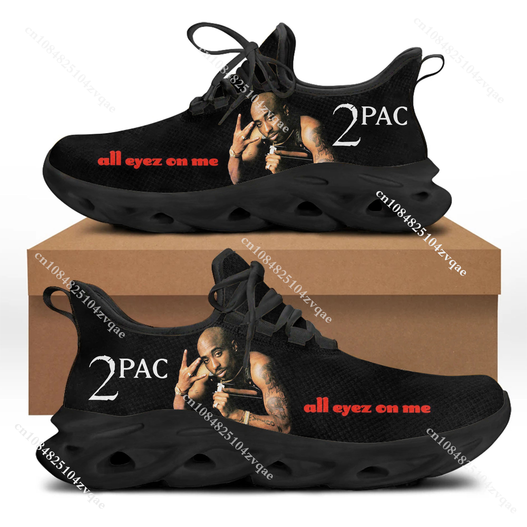 Tupac Rapper 2Pac Flats Sneake – Running Gear Women recenzja i cena