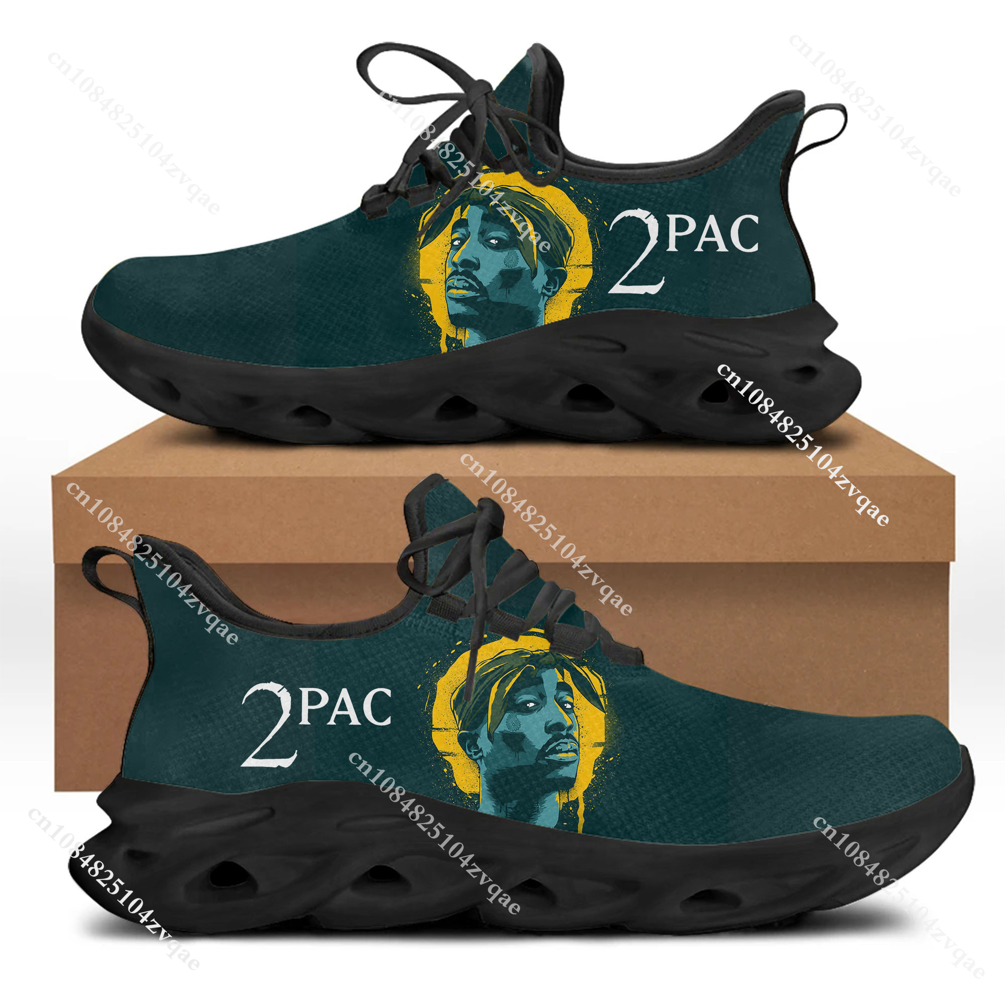 Tupac Rapper 2Pac Flats Sneake – Running Gear Women recenzja i cena