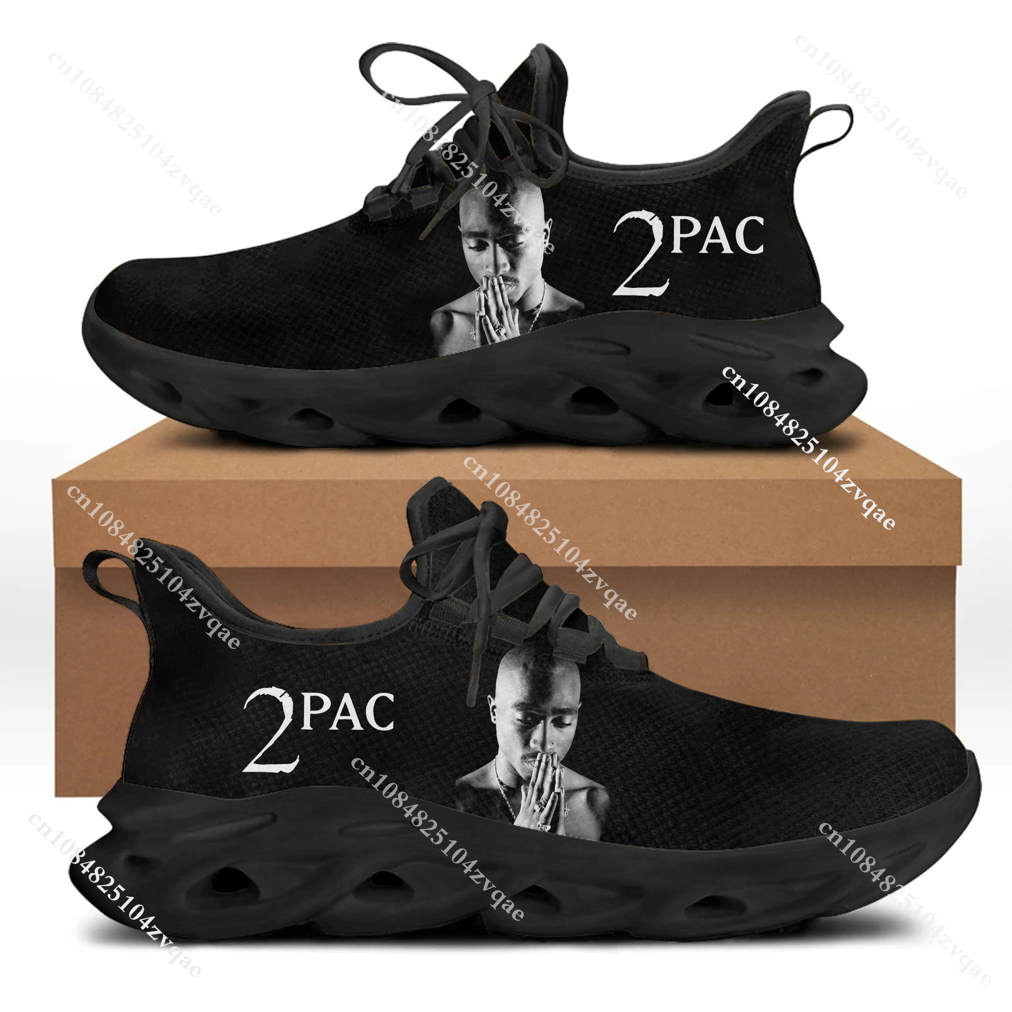 Tupac Rapper 2Pac Flats Sneake – Running Gear Women recenzja i cena