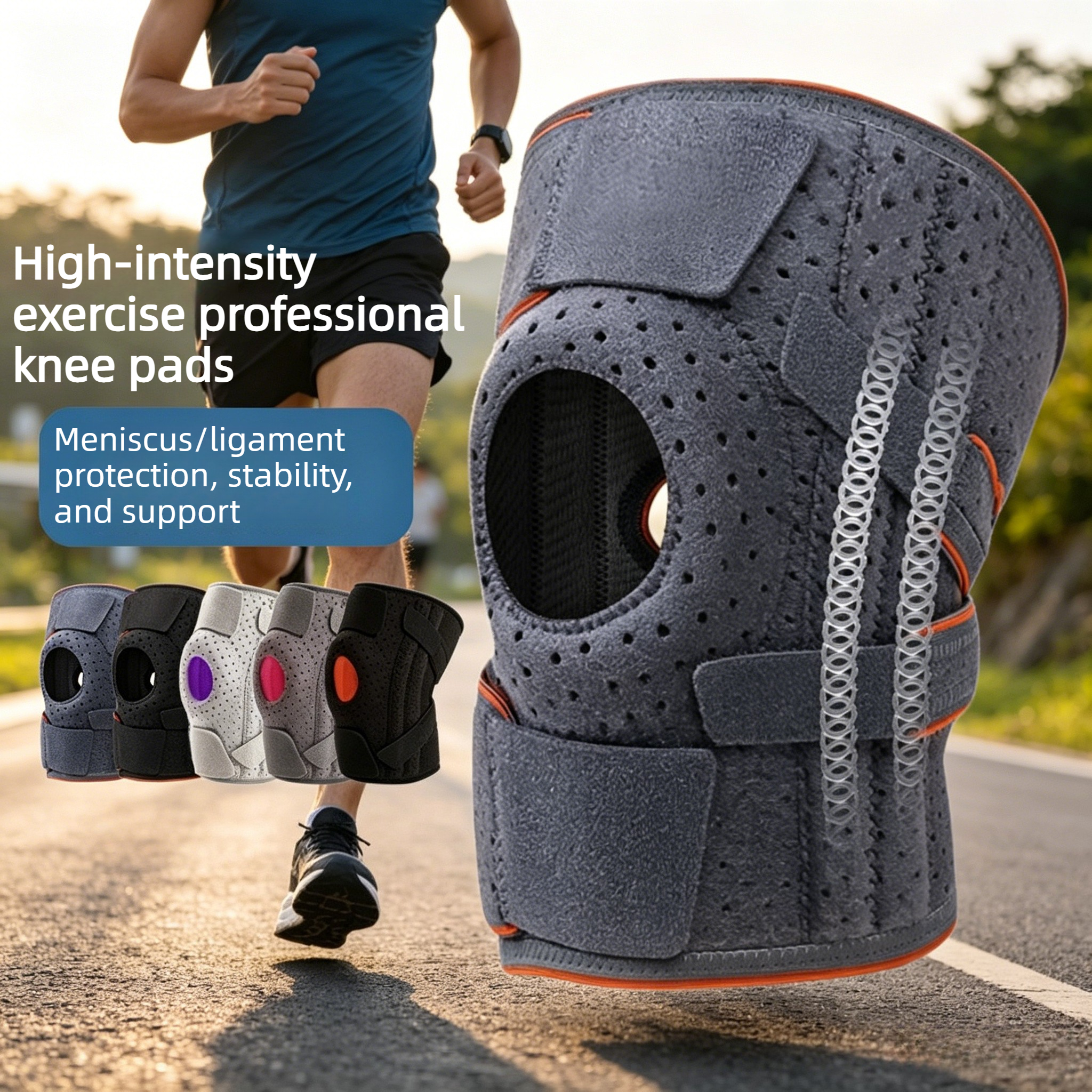Sports knee pads fitness cycli – Running Gear Knee recenzja i cena
