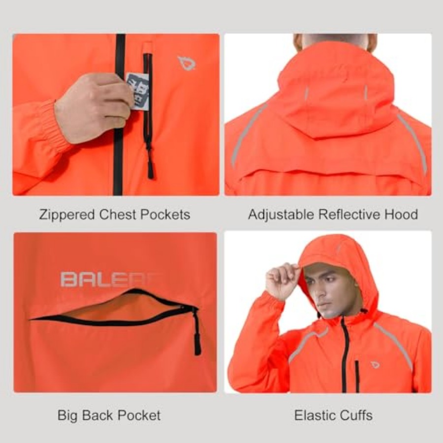 Men's Rain Jacket Waterproof W – Running Gear In Rain recenzja i cena