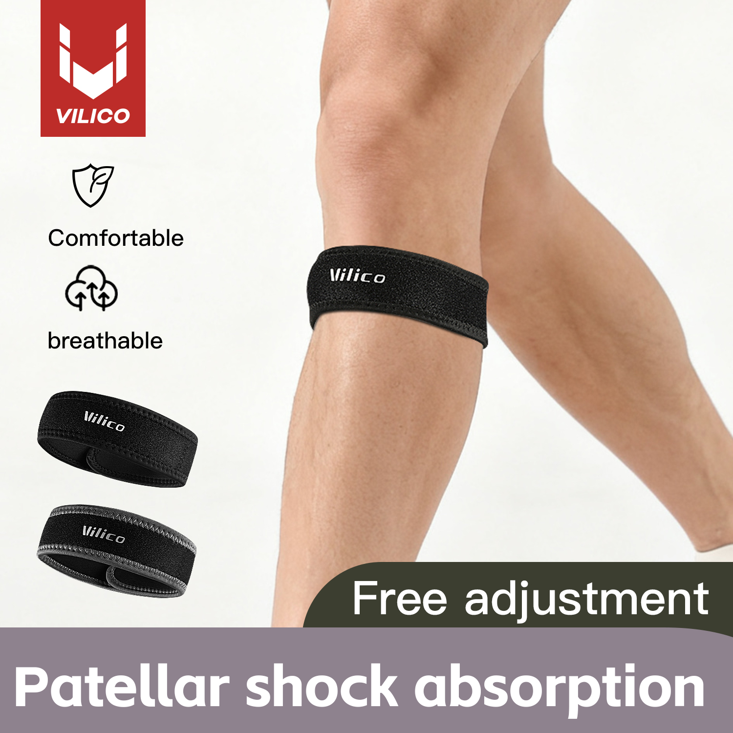 1PC Patella Kneecap Band Silic – Running Gear Essential recenzja i cena