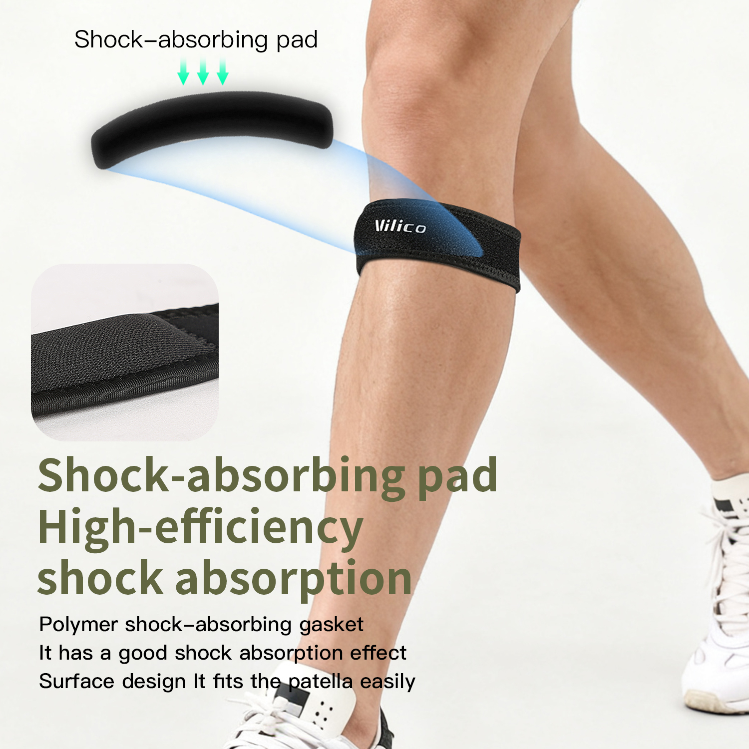 1PC Patella Kneecap Band Silic – Running Gear Essential recenzja i cena