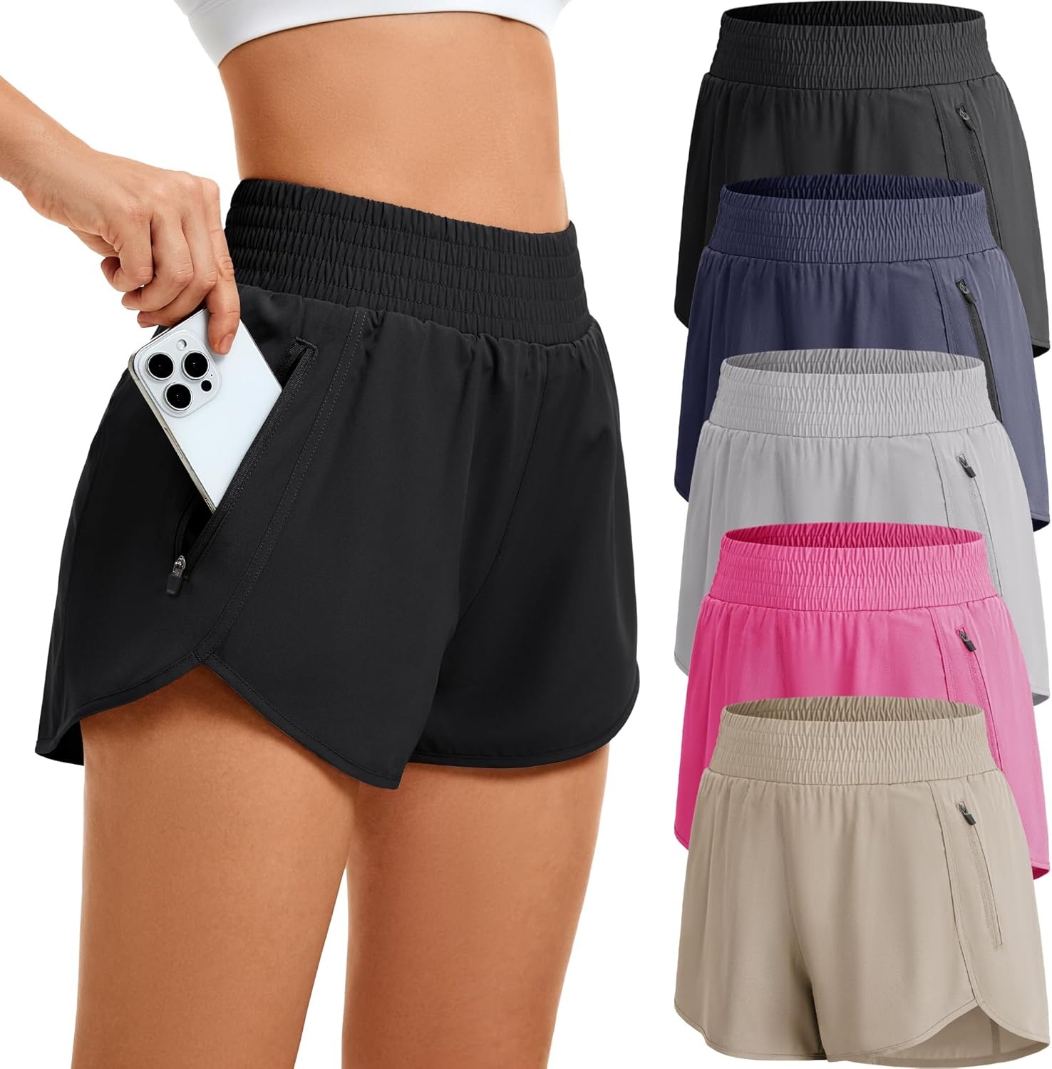 Women's High-waisted Sports Sh – Running Gear Women recenzja i cena