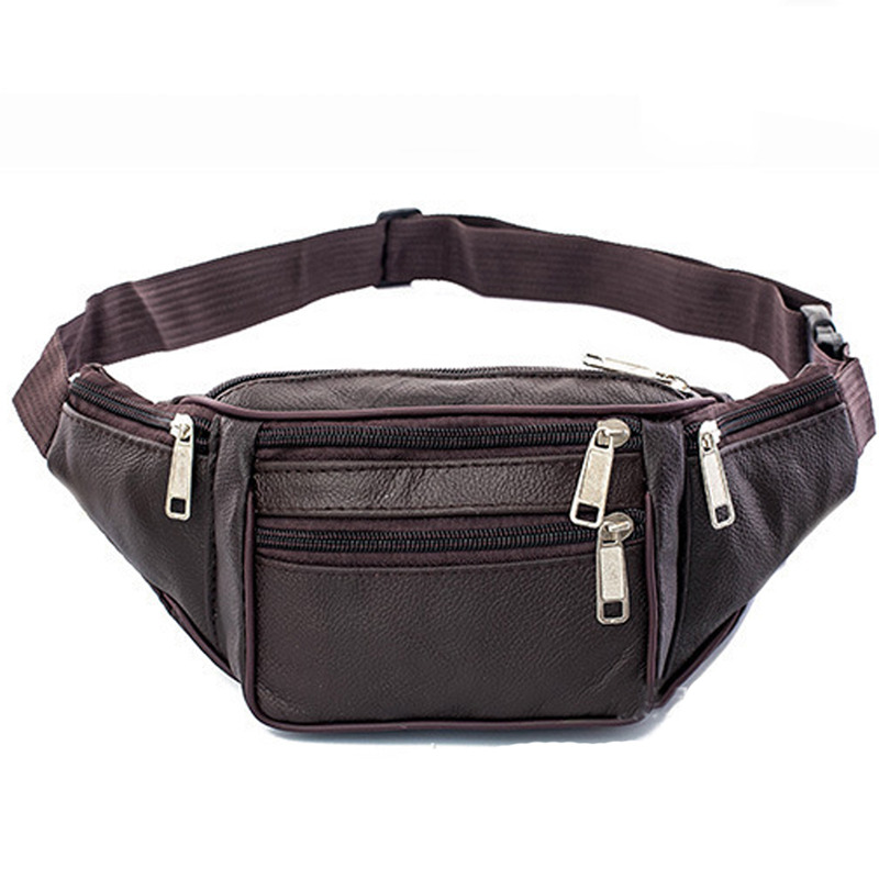Leather Men Waist Chest Bag Th – Running Gear Belt recenzja i cena