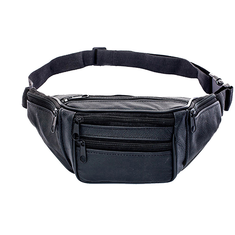 Leather Men Waist Chest Bag Th – Running Gear Belt recenzja i cena